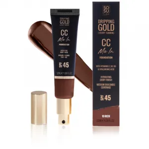 Dripping Gold CC Me In ľahký make-up SPF 45 odtieň Rich 10 32 ml