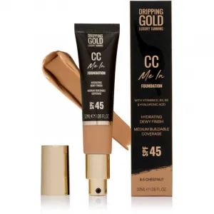Dripping Gold CC Me In ľahký make-up SPF 45 odtieň Chestnut 8.5 32 ml