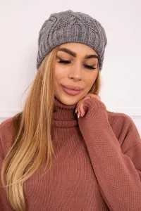 Kesi Čapica s fleece Sylwia K244 svetlo šedá