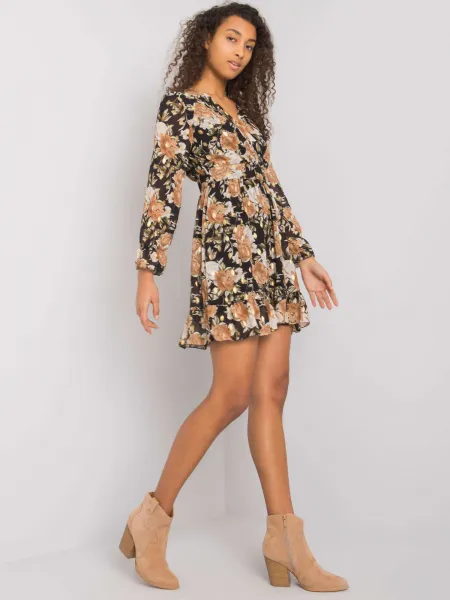 Dress-DHJ-SK-12220-2.14P-black-beige