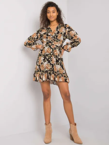 Dress-DHJ-SK-12220-2.14P-black-beige