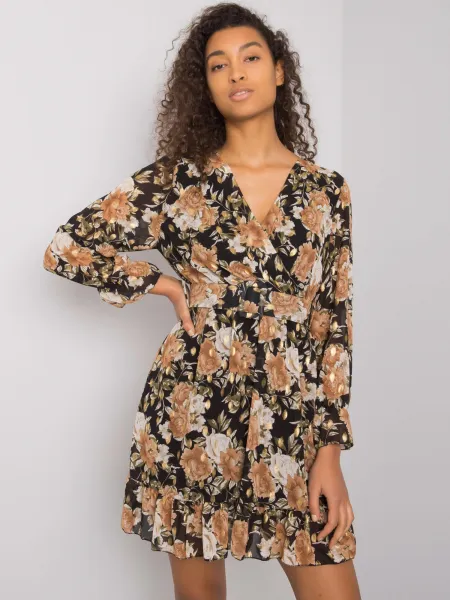 Dress-DHJ-SK-12220-2.14P-black-beige
