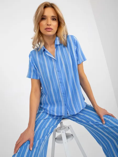 Blouse-D73771M11063A-blue