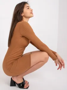 Dress-LK-SK-508706.92-light brown