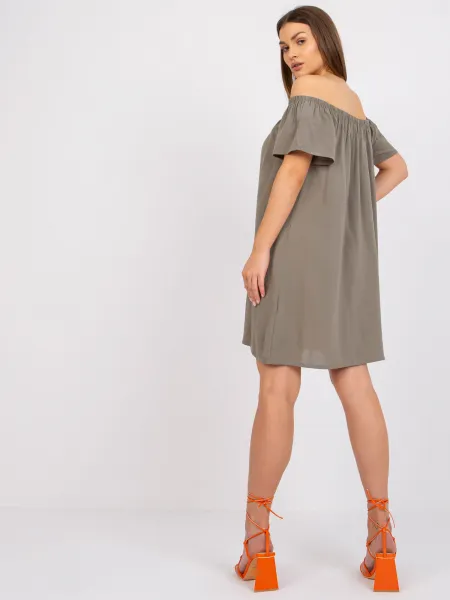 Dress-D73761M30145G-khaki