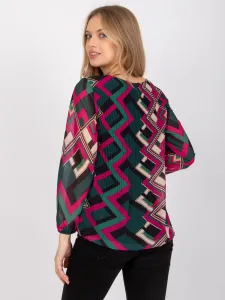 Blouse-DHJ-BZ-8643-2.67P-dark green