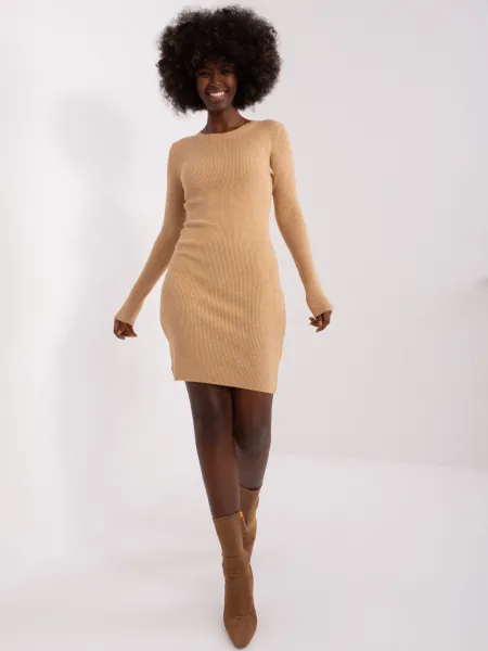 Dress-DHJ-SK-F3622.23X-camel