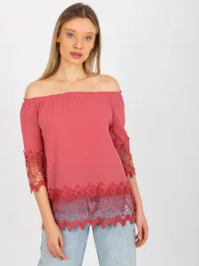 Blouse-LK-BZ-506188.32X-dark pink
