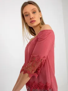 Blouse-LK-BZ-506188.32X-dark pink