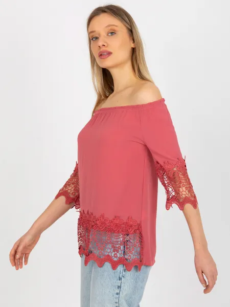 Blouse-LK-BZ-506188.32X-dark pink