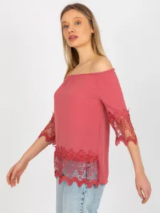 Blouse-LK-BZ-506188.32X-dark pink