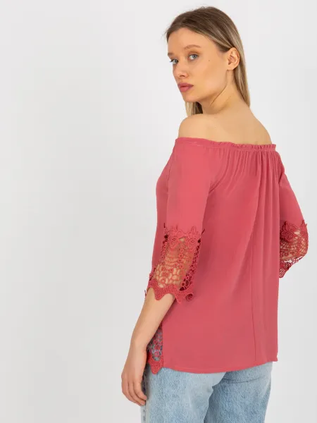 Blouse-LK-BZ-506188.32X-dark pink