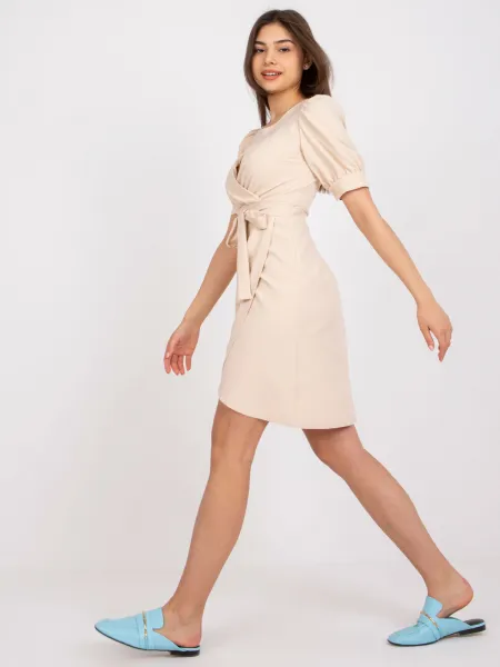 Dress-LK-SK-508622.06P-light beige