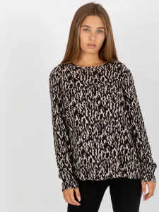 Blouse-D73771M10971AEN-black-beige