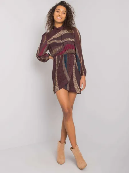 Dress-DHJ-SK-15265.90-dark brown