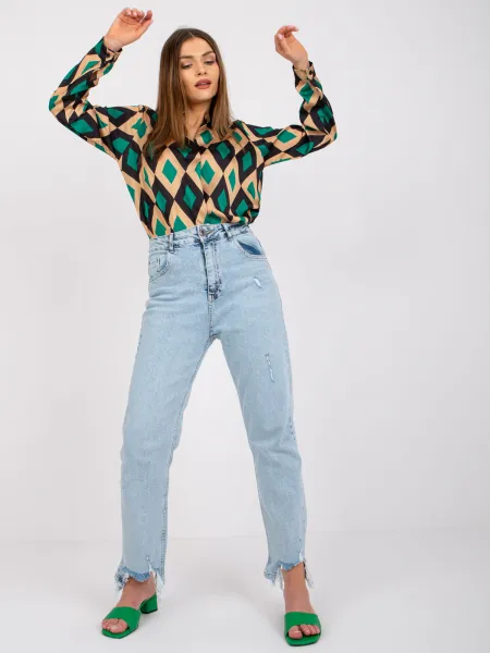 Blouse-DHJ-BZ-15256.53P-black-green