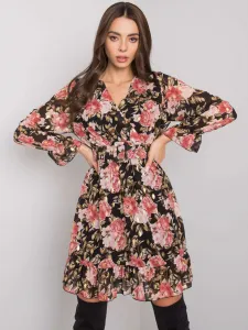 Dress-DHJ-SK-12220-2.14P-Black-Pink