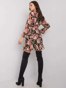 Dress-DHJ-SK-12220-2.14P-Black-Pink