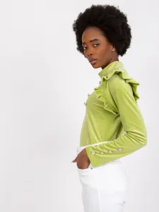 Blouse-DHJ-BZ-6533A.44P-lime green