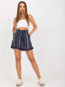 Shorts-D73771M62233KA-navy blue