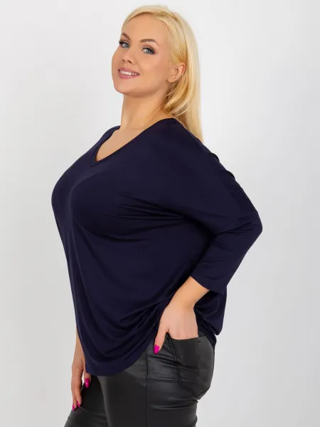 Blouse-RV-BZ-5745.18-navy blue
