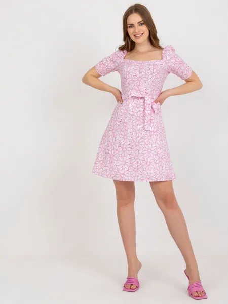 Dress-LK-SK-509002.03P-white-pink