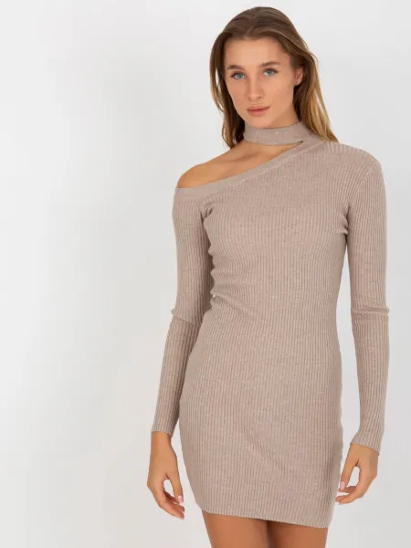 Dress-NM-SK-NG-2315.19P-dark beige