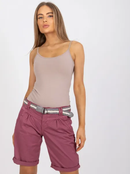 Shorts-D63990Z63080Z-dark pink