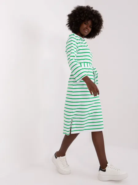 Dress-LK-SK-509299.74-white-green
