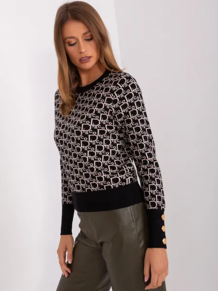 Sweater-AT-SW-2342.46P-black-beige