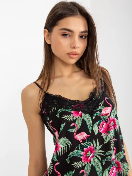 Blouse-D73771M11059A-black-green