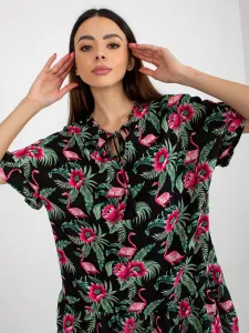 Dress-D73771M30306C-black-green