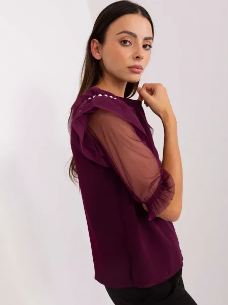 Blouse-LK-BZ-506682.26P-dark purple