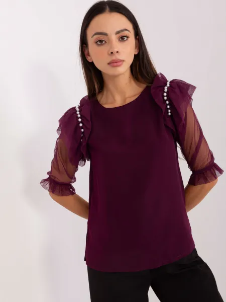 Blouse-LK-BZ-506682.26P-dark purple