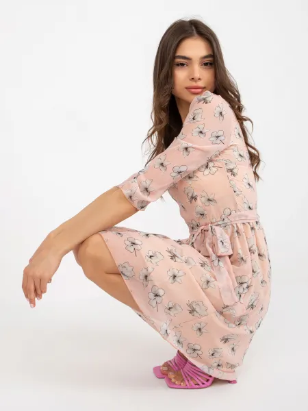 Dress-LK-SK-508006.92P-Light Pink