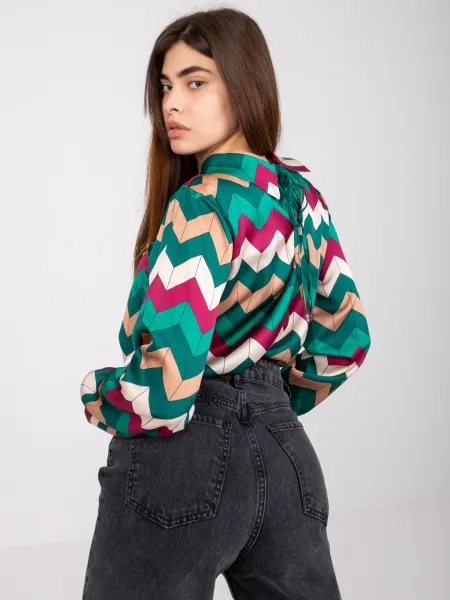 Blouse-DHJ-BZ-12311.49P-dark green