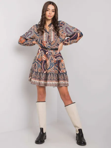 Dress-DHJ-SK-15053.61-dark blue