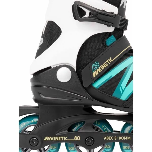 K2 KINETIC 80 W Dámske inline korčule, čierna, veľkosť 37