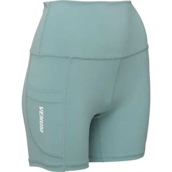 Venum ESSENTIAL WOMEN'S BIKE SHORTS Dámske kraťasy, zelená, veľkosť