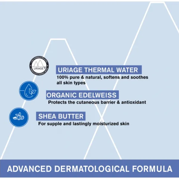 Uriage Bébé 1st Cleansing Cream jemný čistiaci krém pre deti od narodenia 1000 ml