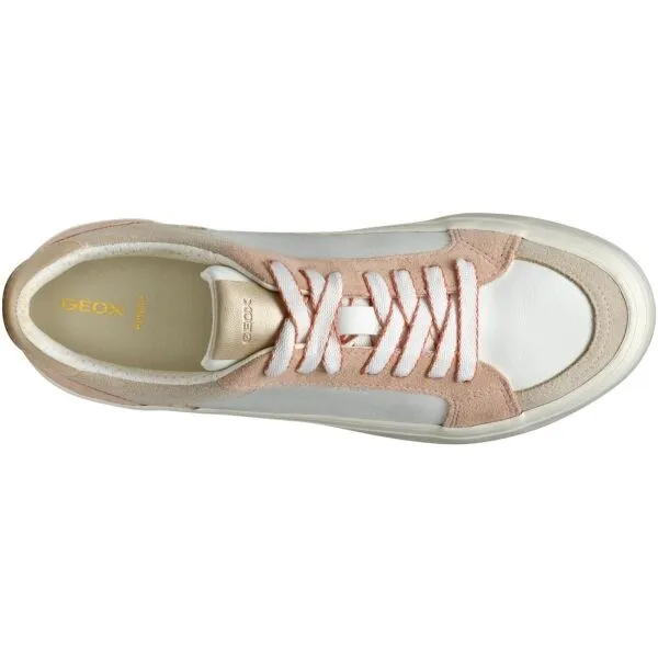 Cream women's sneakers Geox Emmeleny - Women's