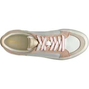 Cream women's sneakers Geox Emmeleny - Women's