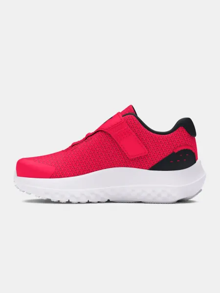 Under Armour BINF SURGE Chlapčenská bežecká obuv, červená, veľkosť 21