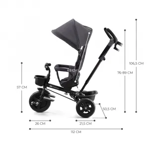 Trojkolka Kinderkraft Aveo Malachite Grey