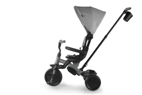 QPLAY Trojkolka Elite Platinum Grey, 6 v 1, vek 10-72 mesiacov