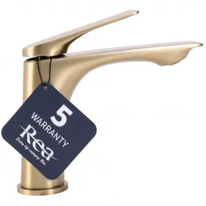 REA - Kúpeľňová batéria AVALON brush gold Low REA-B2703