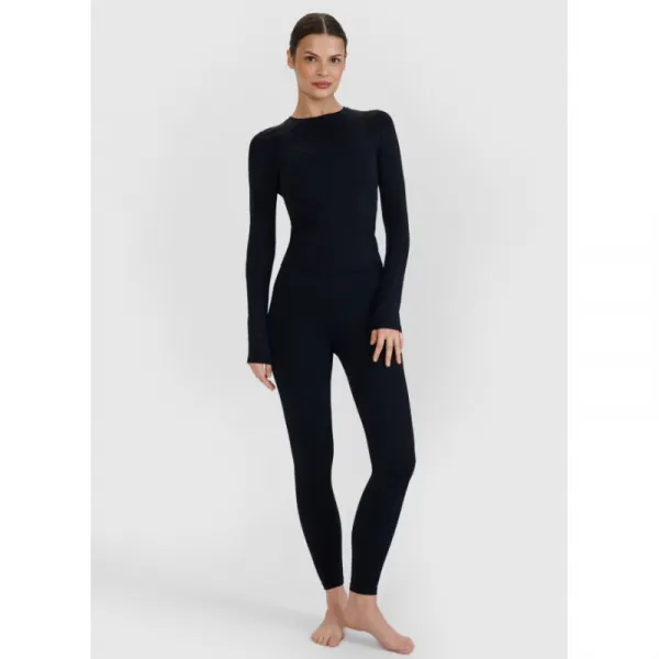 Dámske tréningové tričko s dlhým rukávom 4F LONGSLEEVE FNK F403-20S-DEEP BLACK