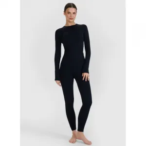 Dámske tréningové tričko s dlhým rukávom 4F LONGSLEEVE FNK F403-20S-DEEP BLACK