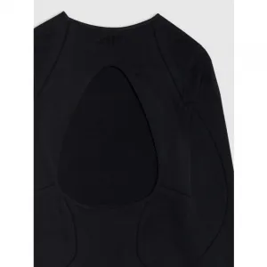 Dámske tréningové tričko s dlhým rukávom 4F LONGSLEEVE FNK F403-20S-DEEP BLACK
