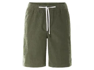 Livergy® Pánske kordové šortky (zelená, S (44/46))